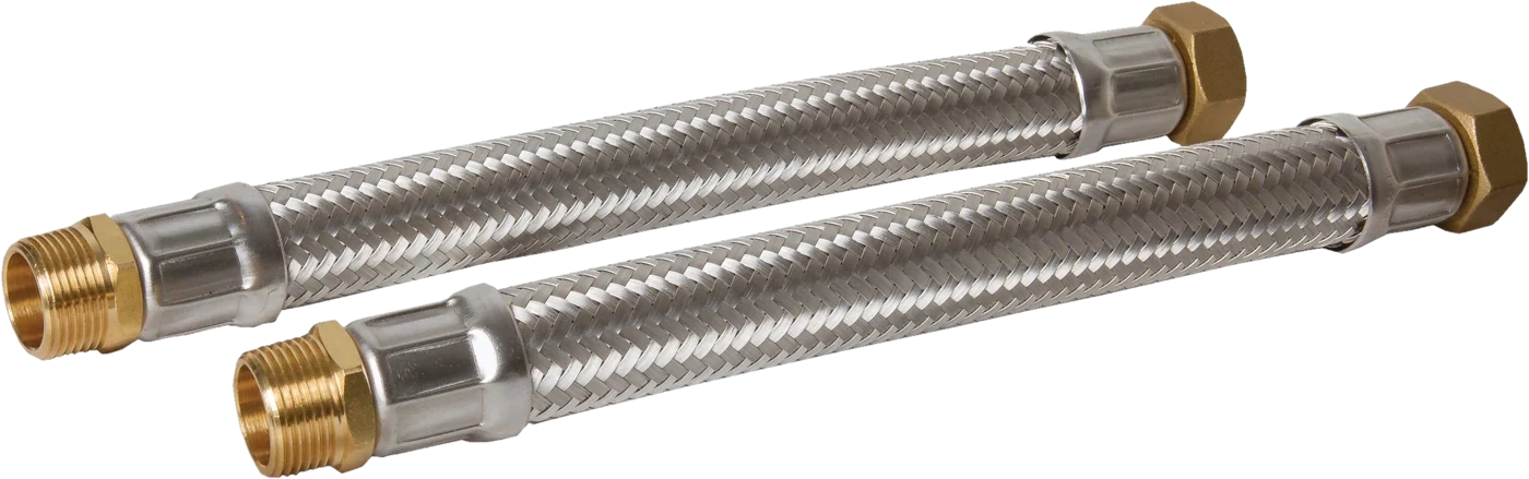وصلة فان كويل ستانلس – Stainless Steel Braided Hose