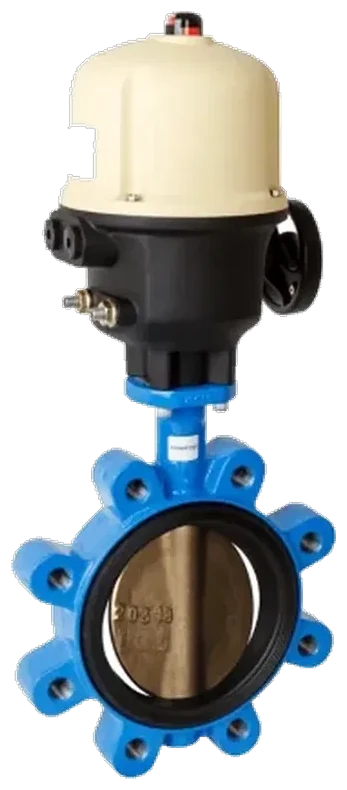 محبس فراشة لَجد بموتور – Motorized Lugged Butterfly Valve