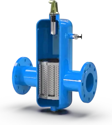 VORTEX air separator cutaway